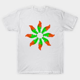 Red and green mandala T-Shirt